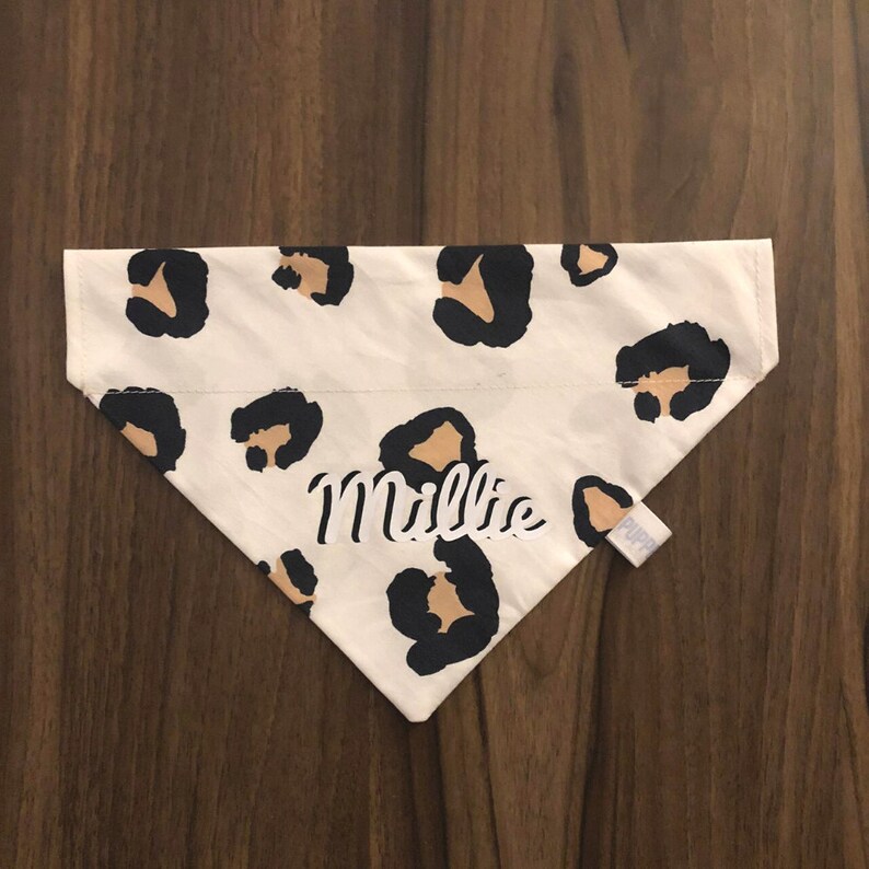 Dog Bandana Scrunchie Set Personalised Dog Bandana Etsy UK