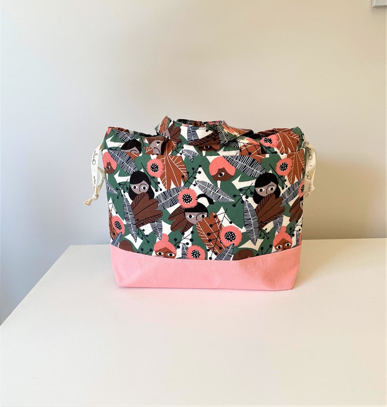 Large Project Bag for Knitters and Crafters Knitting Etsy Australia