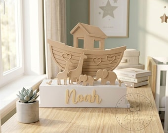 Personalized Noah's Ark Nursery Decor