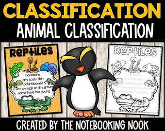 Animal Classification Posters and Coloring Pages - Etsy Animal Classification Posters and Coloring Pages - Etsy