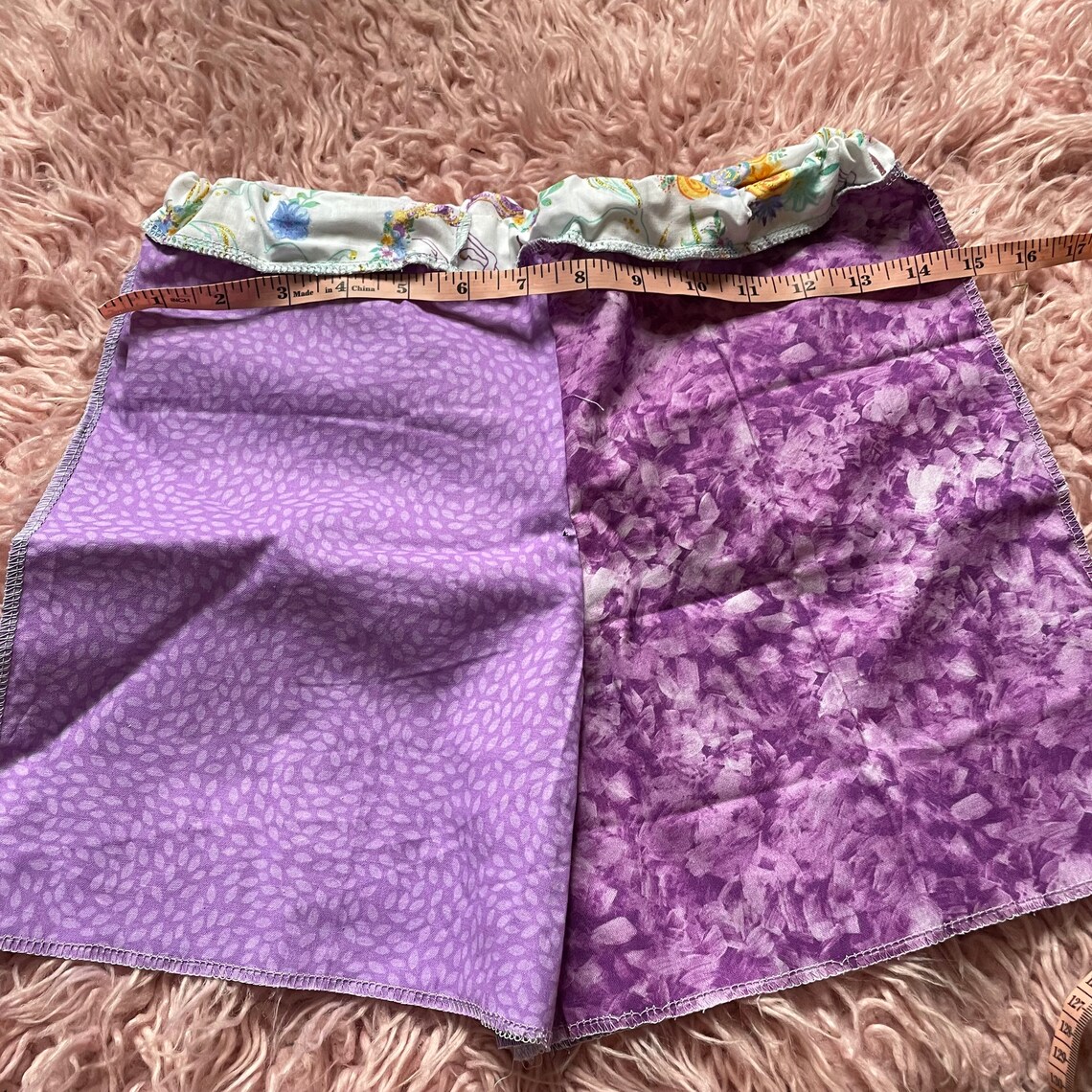Girls Purple cotton shorts | Etsy