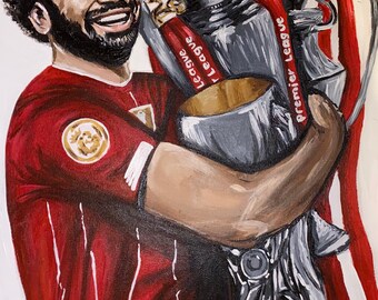 Salah With Trophies.