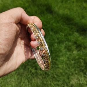 Silver kada design clearance