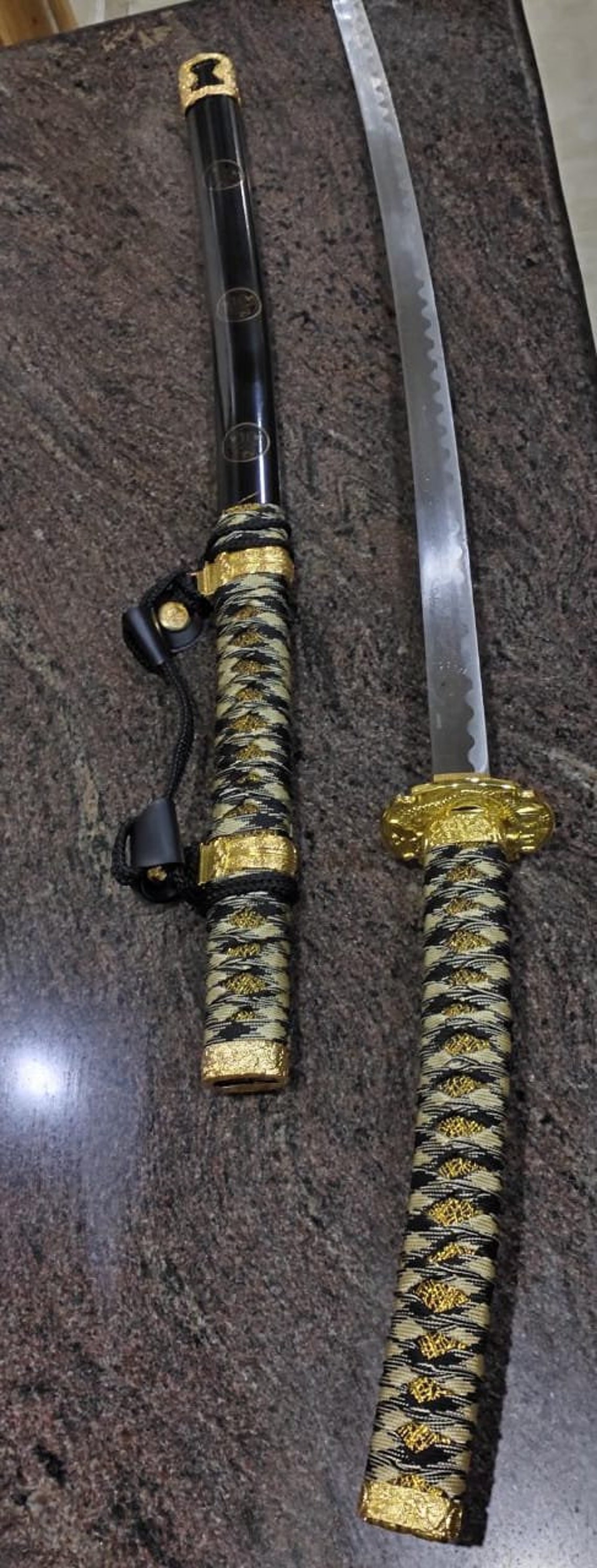 JAPANESE triple KATANA SET 3 samurai swords with scabbard Etsy