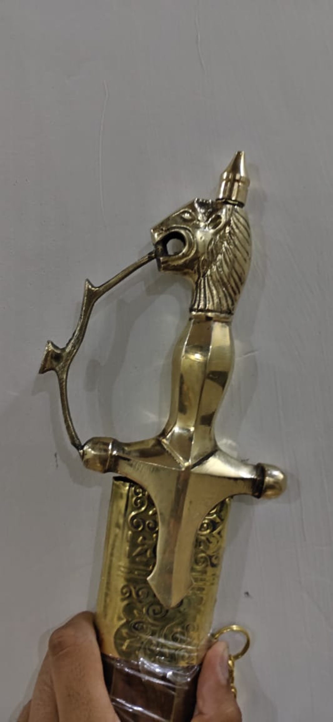 CUSTOM BRASSGOLD DECORATIVE sword gold designer metal Etsy