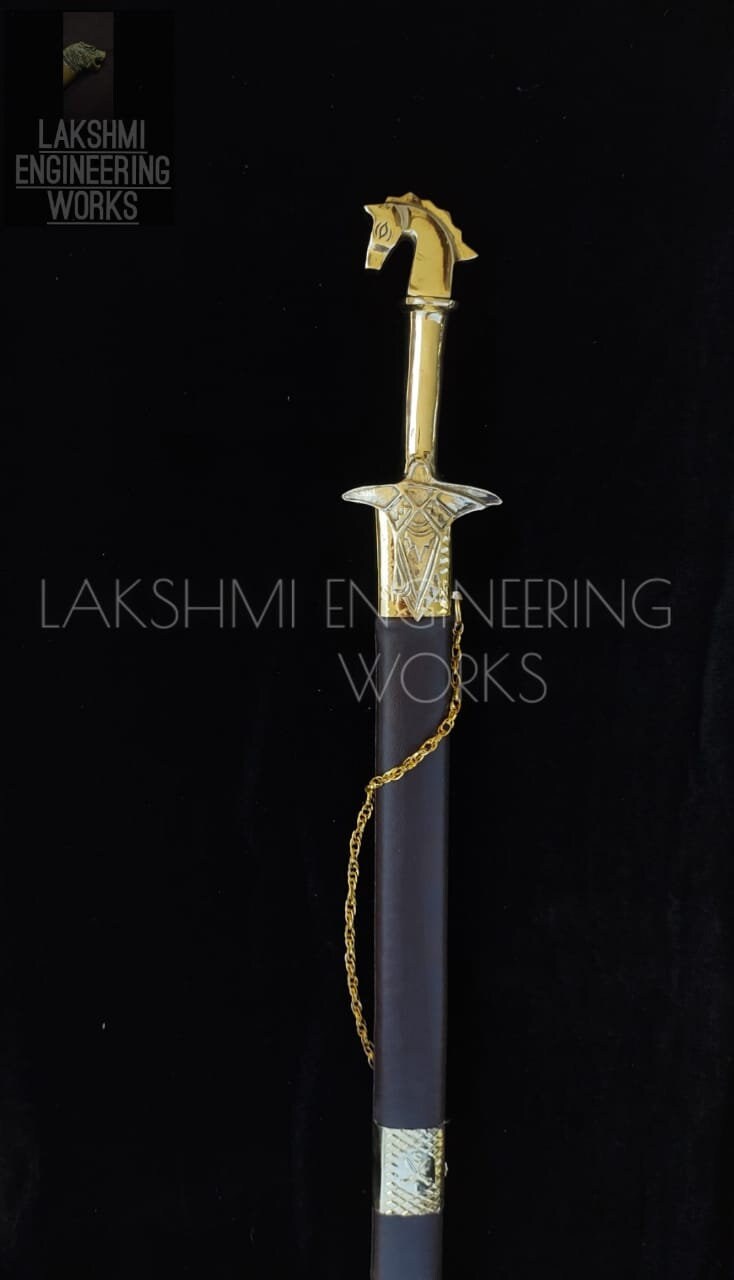 Buy PERSONALISED BAHUBALI INDIAN Blunt Edge Sword Brass Online in ...