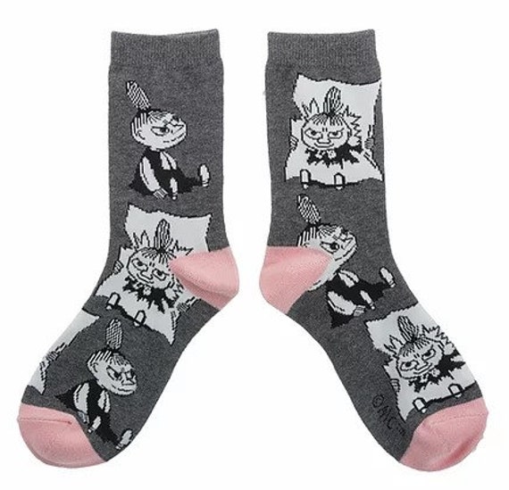 Moomin Socks for Women Little My Gray | Etsy