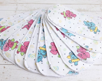 Handmade Reusable baby wipes/Cloth wipes/ Kitchen cloths/ Napkins/ Washable Eco Toilet Paper