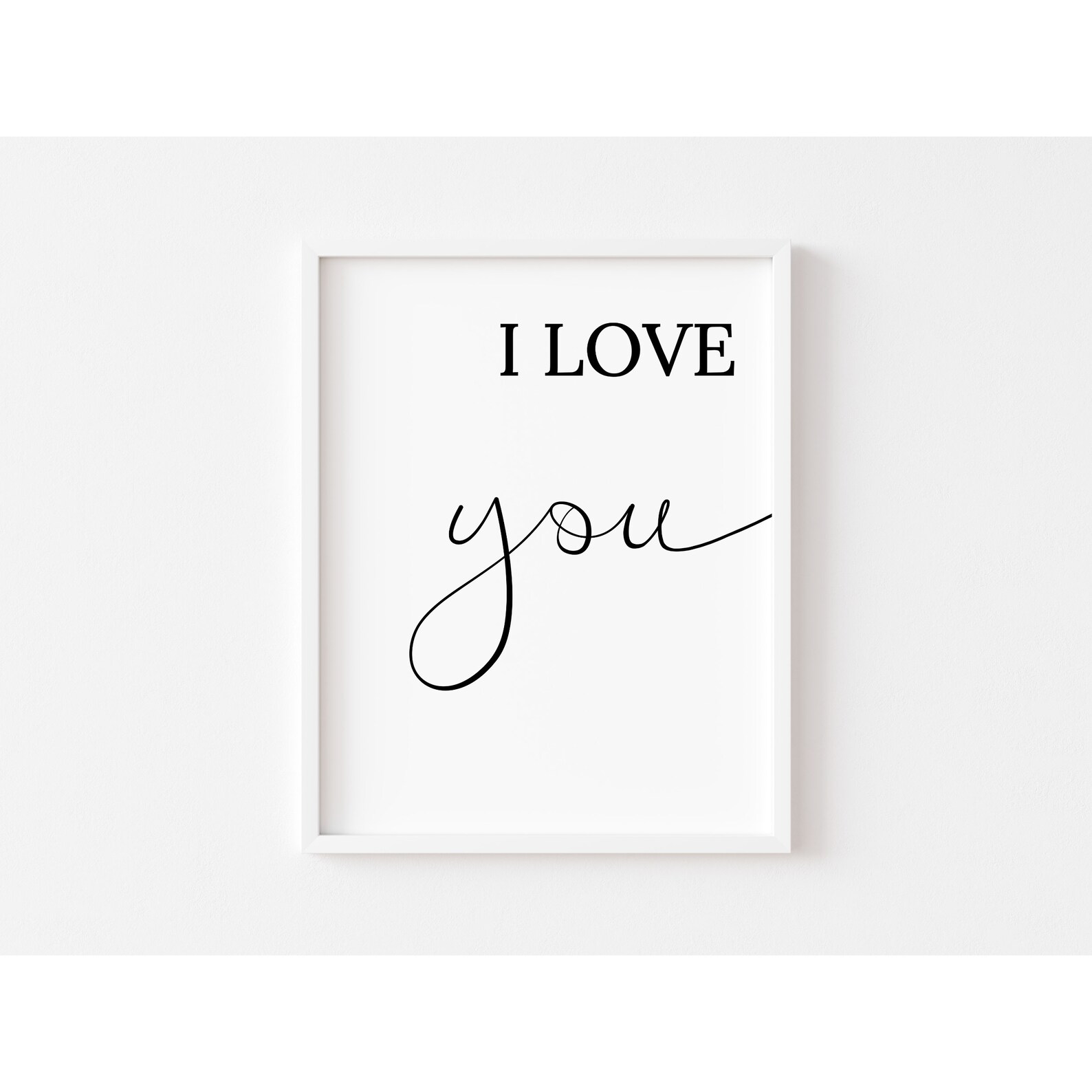 I Love You I Know Above Bed Decor Printable Wall Art 2 Etsy