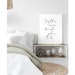 Above Bed Decor: Together is Our Favorite Place to Be, Printable Wall ...