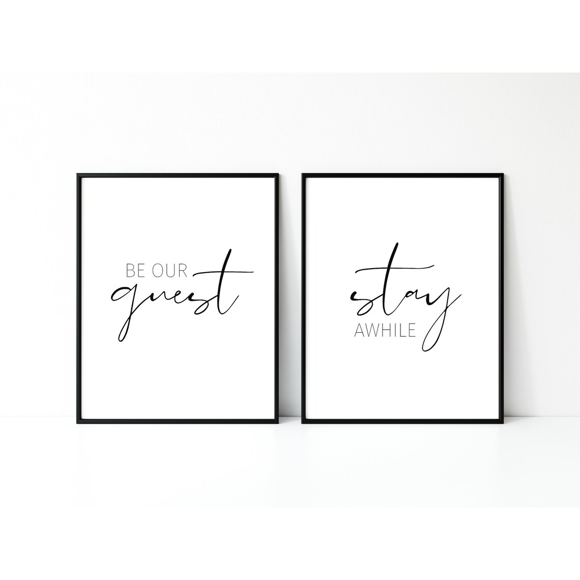 Be Our Guest Stay Awhile Sign Guest Room Wall Art Be Our Etsy