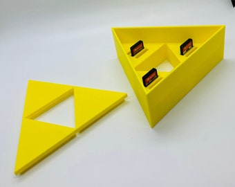 Switch Game Card Holder | Triforce Game Cartridge Holder | Game Cartridge Case