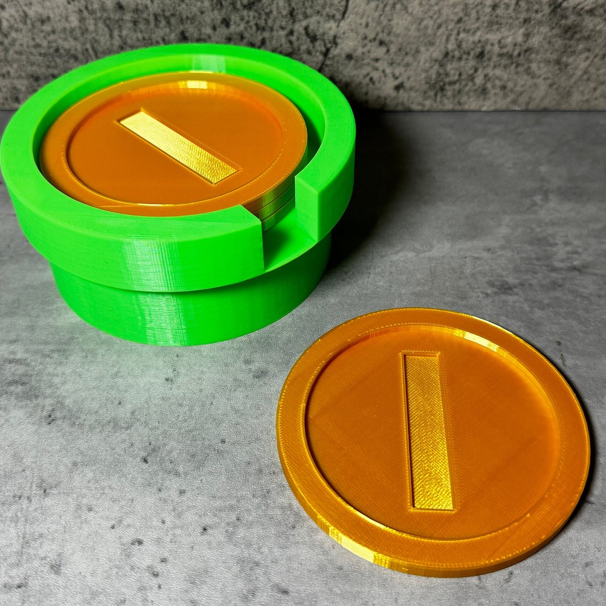 Mario Bros Coin Coasters | Game Room Coasters | Video Game Coasters - Etsy