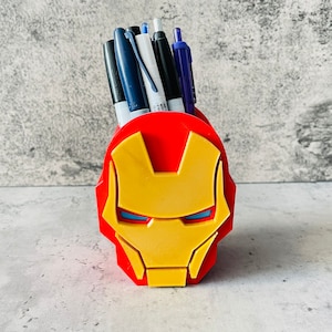 Pen and Pencil Holder | Iron Man Makeup Brush Holder | Marker Holder | Pen and Pencil Case