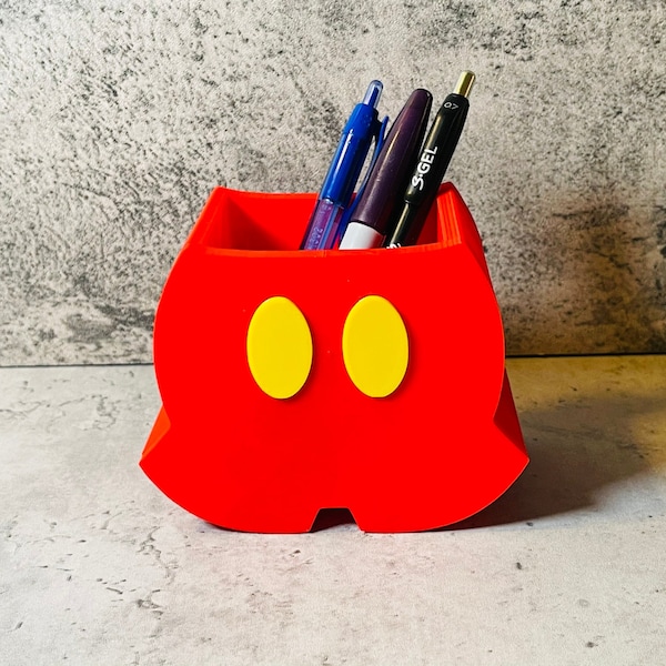 Pen and Pencil Holder | Mouse Shorts Makeup Brush Holder | Marker Holder | Pen and Pencil Case