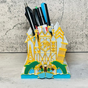 Pen and Pencil Holder | Small World Makeup Brush Holder | Marker Holder | Pen and Pencil Case