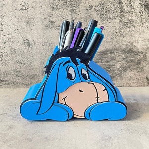 Pen and Pencil Holder | Eeyore Makeup Brush Holder | Marker Holder | Pen and Pencil Case