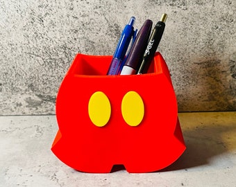 Pen and Pencil Holder | Mouse Shorts Makeup Brush Holder | Marker Holder | Pen and Pencil Case