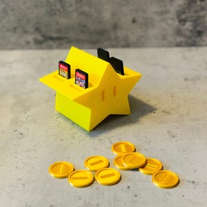 Switch Game Kartenhalter | Mario Star Game Patronenhalter | Mario Brothers | Game Cartridge Hülle