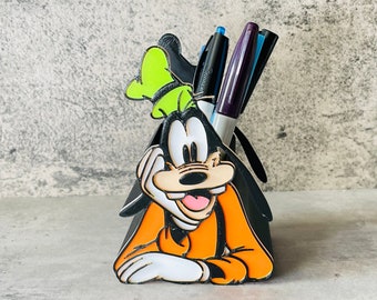 Pojemnik na długopisy i ołówki | Pojemnik na pędzle do makijażu Goofy | Akcesoria biurowe