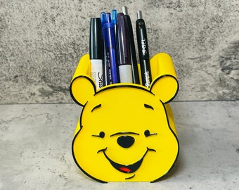 Pen and Pencil Holder | Winnie the Pooh Makeup Brush Holder | Marker Holder | Pen and Pencil Case