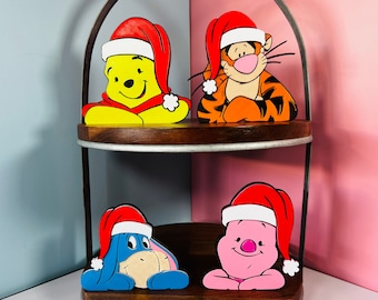 Pooh and Friends Weihnachten Tier Tablett Dekorationen
