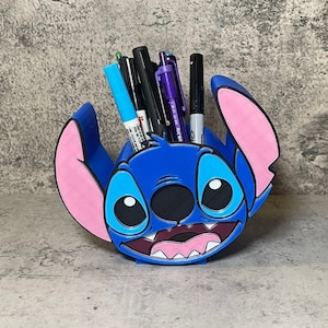 Pen and Pencil Holder | Stitch Makeup Brush Holder | Marker Holder | Pen and Pencil Case