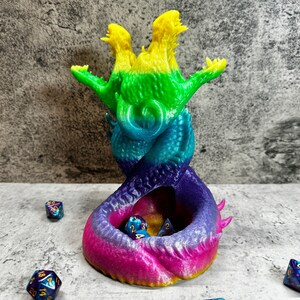 Dueling Dragon Heads Dice Tower