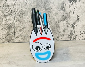 Pojemnik na długopisy i ołówki | Pojemnik na pędzle do makijażu Forky | Pojemnik na markery Toy Story | Etui na długopisy i ołówki