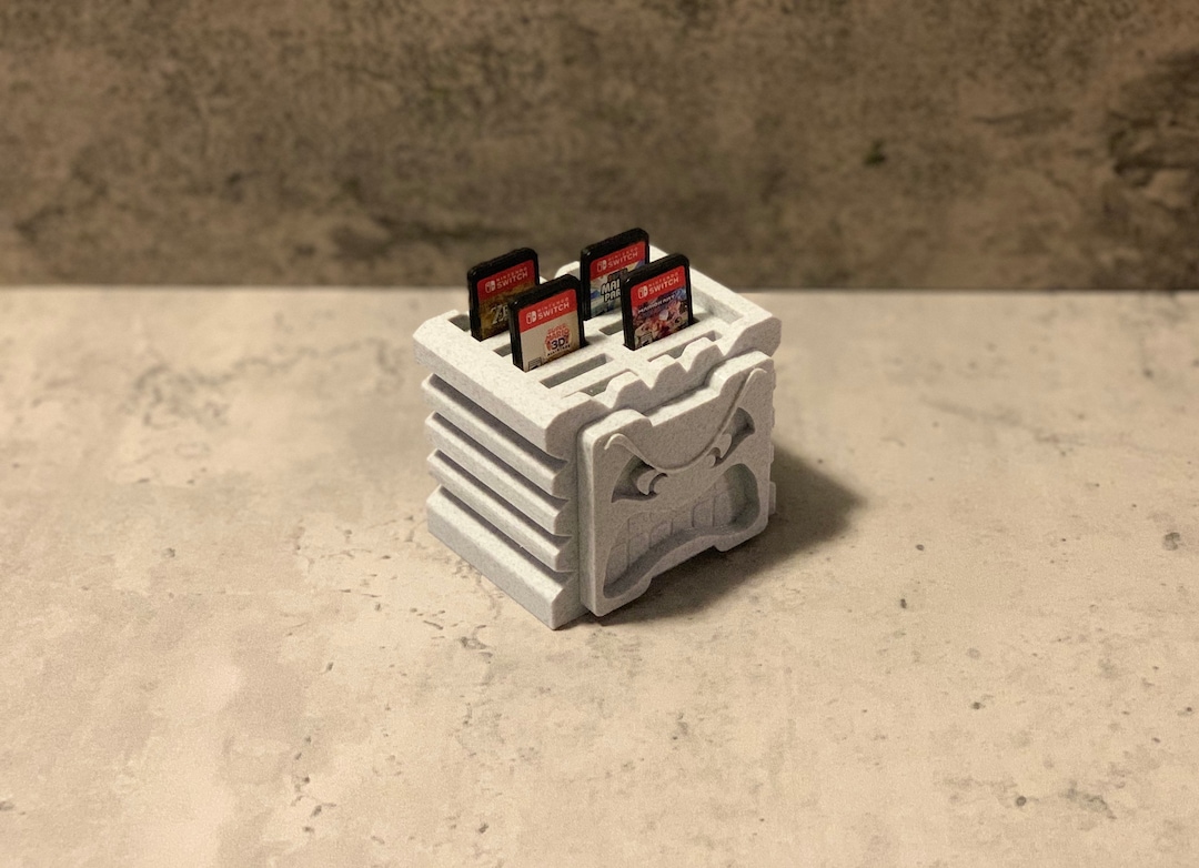 Switch Game Card Holder | Thwomp Game Cartridge Holder - Etsy