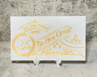 Be Our Guest Sign - Etsy