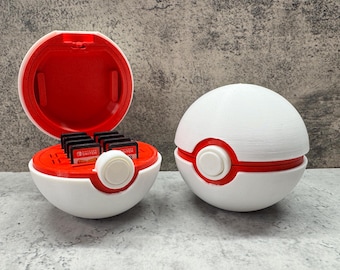 White Ball Game Card Holder | Switch Game Cartridge Holder | Game Cartridge Case