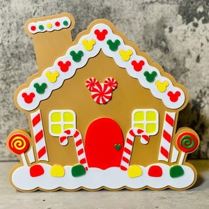 Gingerbread House Tier Tray Decorations