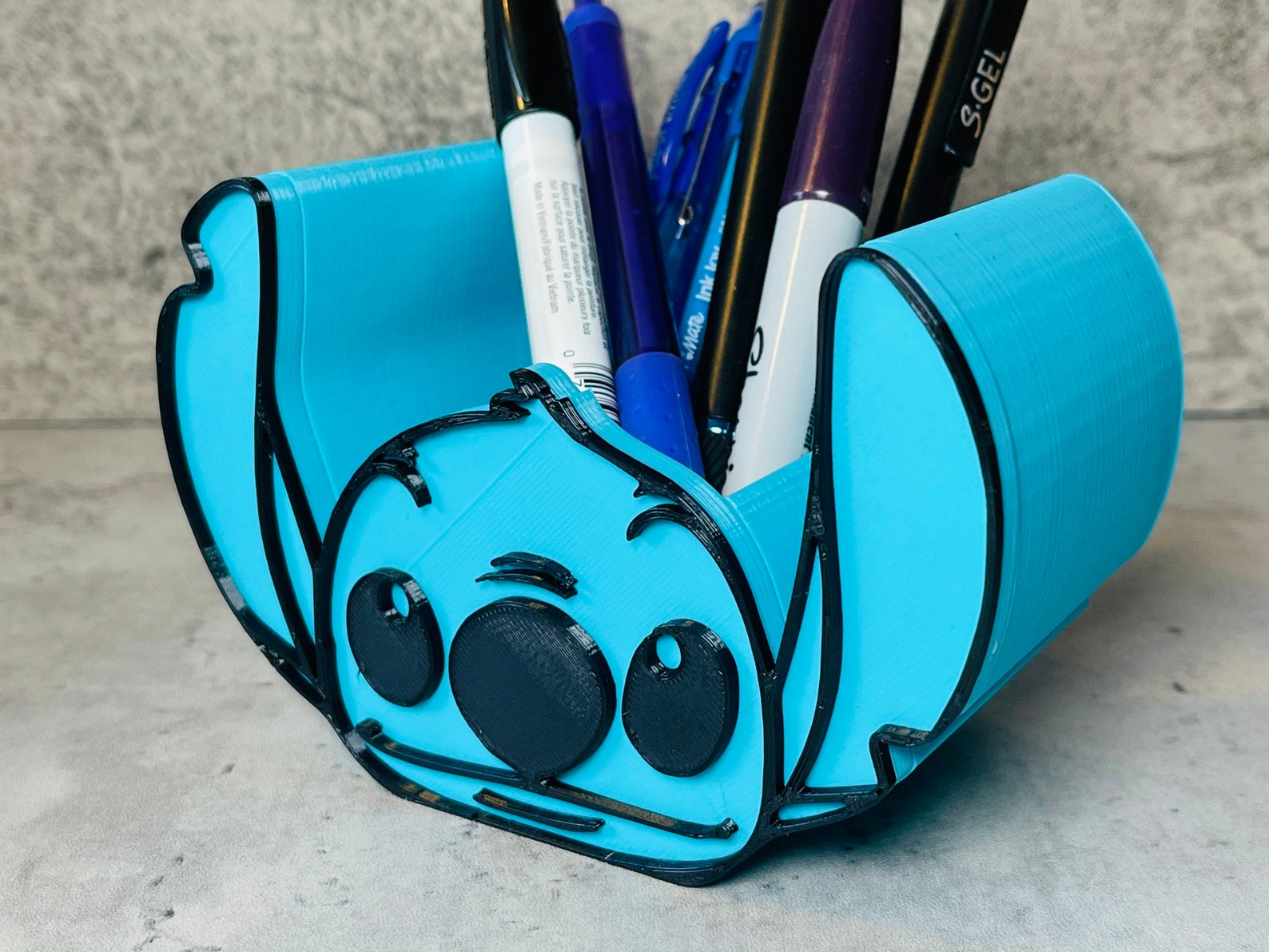 Pen and Pencil Holder Stitch Makeup Brush Holder Marker Etsy