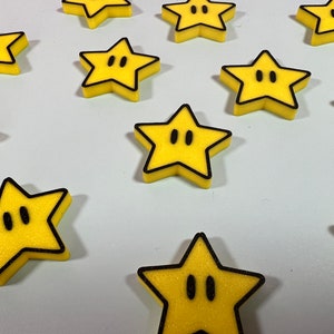 Mario Stars / 3D Printed Prop Stars