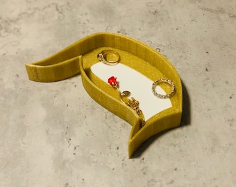 Jewelry Dish Tray | Letter D Trinket Dish