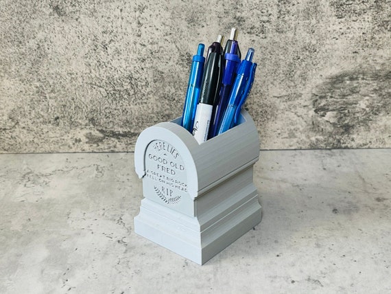 Pen and Pencil Holder Haunted Mansion Grave Makeup Brush Holder Marker Holder  Pen and Pencil Case 