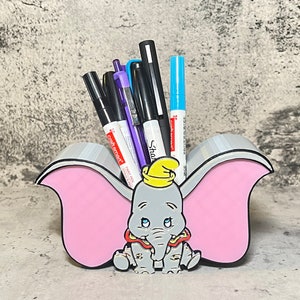 Pen and Pencil Holder | Dumbo Makeup Brush Holder | Marker Holder | Pen and Pencil Case