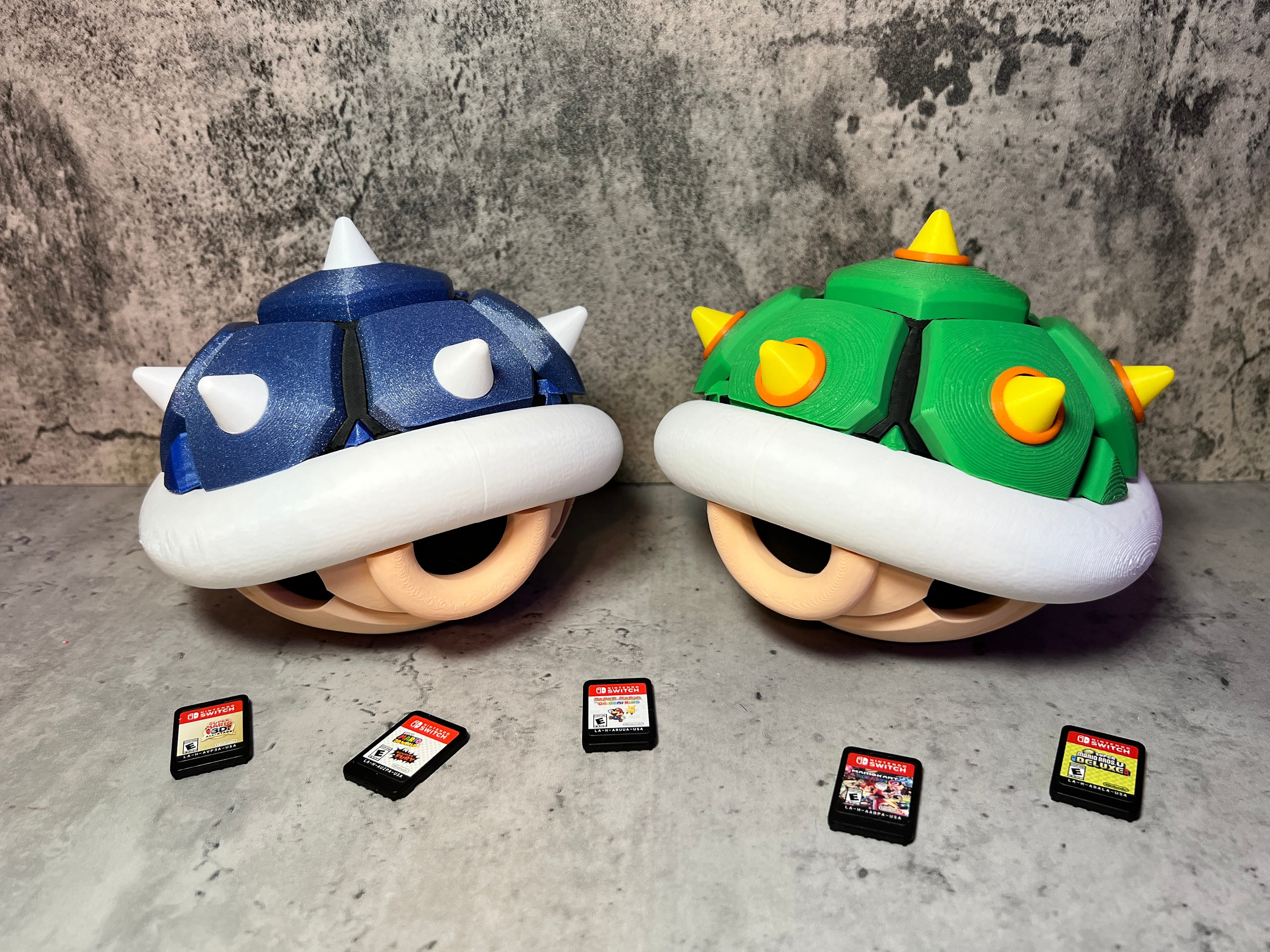 Koopa Spiny Shell Game Card Holder | Switch Game Cartridge Holder | Game Cartridge Case
