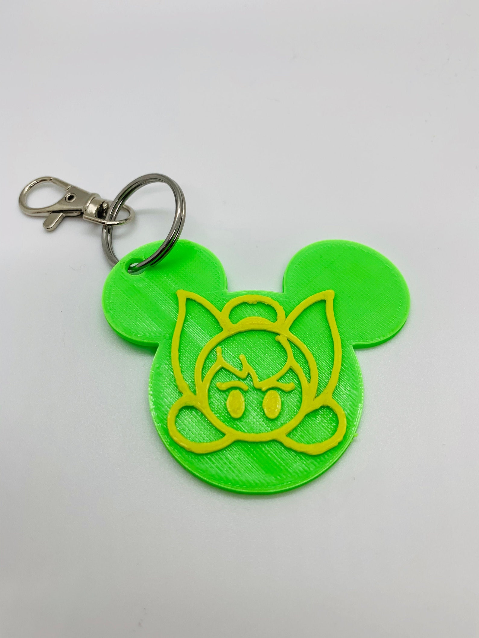 Disney Tinker Bell Keychain Peter Pan Keychain Disneyland Etsy