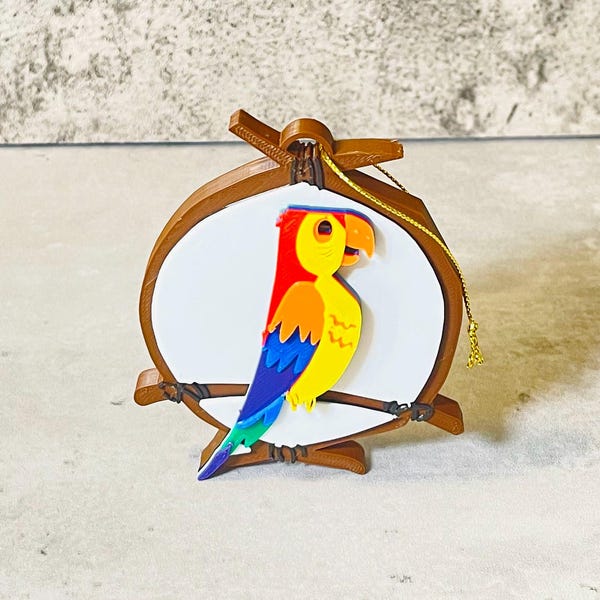 Tiki Vogel Ornament