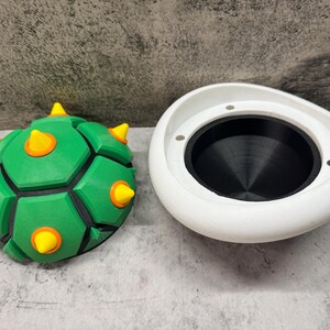 Koopa Shell Display Koopa Spiny Shell Game Card Holder | Switch Game Cartridge Holder ...