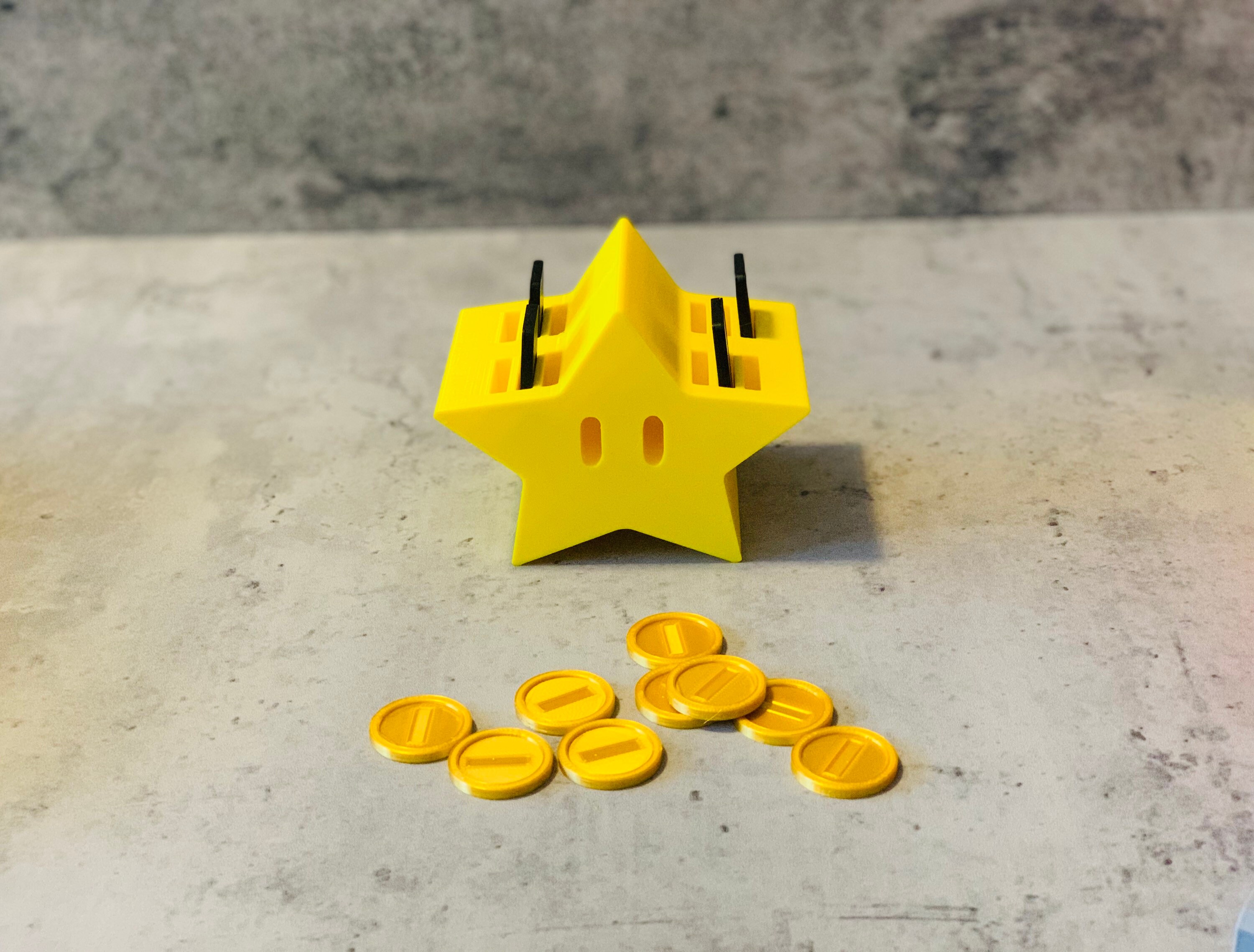 Nintendo Switch Game Card Holder Mario Star Game Cartridge Etsy