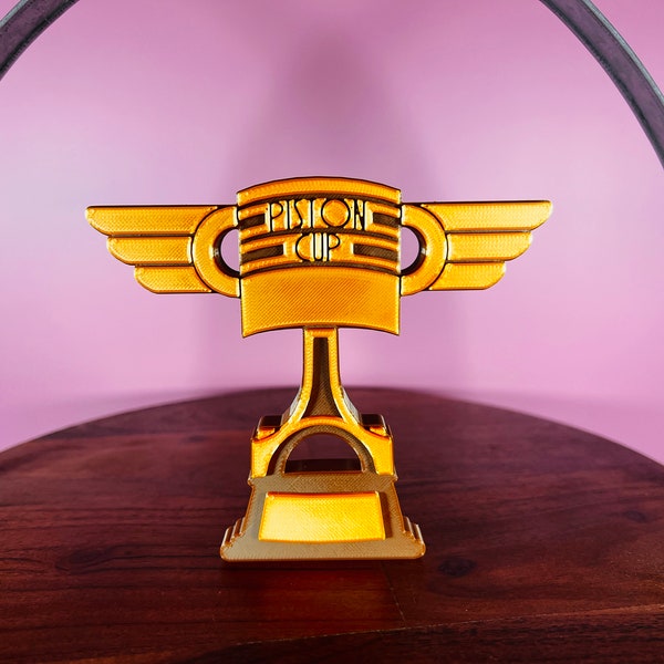 Décorations du trophée Piston Cup