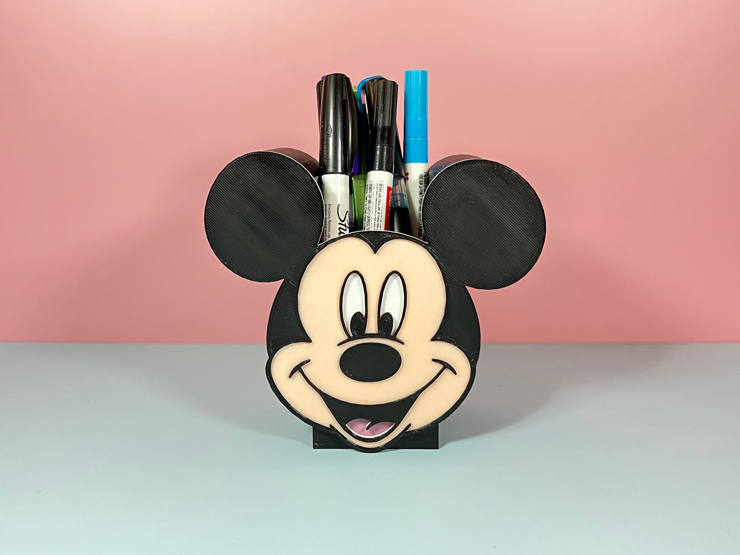 Neuf Lot / coffret de 5 pinceaux de maquillage et son support / Mickey  Mouse / Disney - Disney