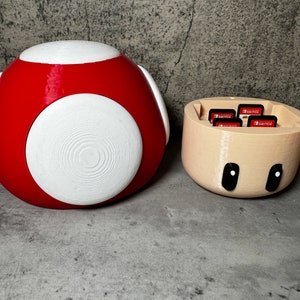 Switch Game Card Holder Super Mushroom Game Cartridge Holder Game ...