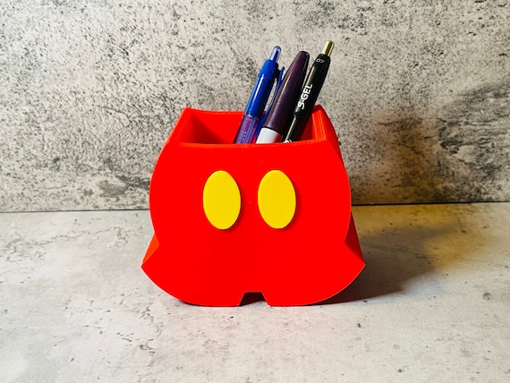 Pen and Pencil Holder Mouse Shorts Makeup Brush Holder Marker Holder Pen  and Pencil Case 