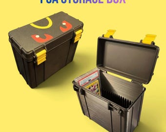 Pokémon Card Storage Box – Graded Card Holder (20 Count) – Secure Trading Card Case – Collector Organizer