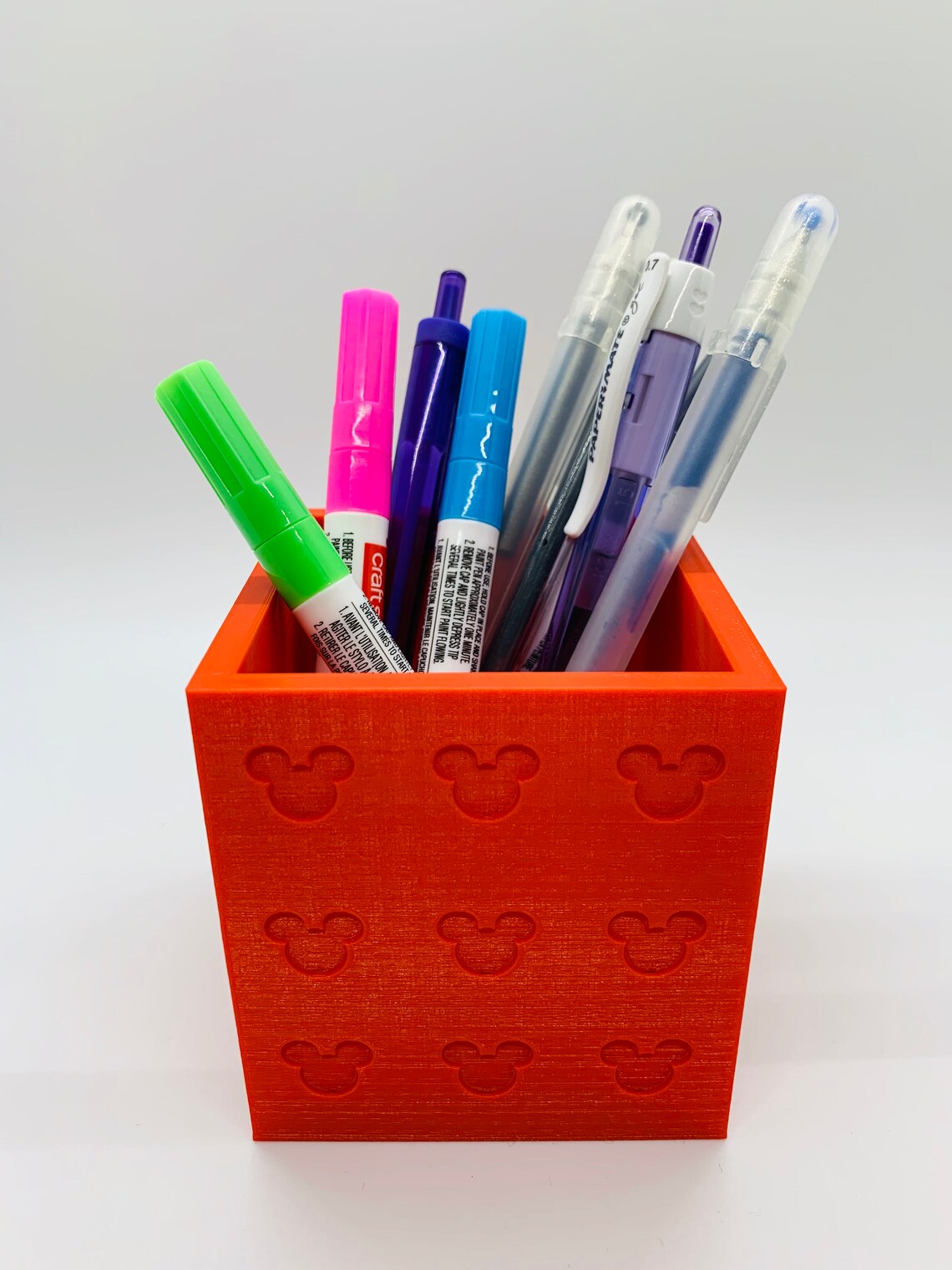 Disney Pen and Pencil Holder Makeup Brush Holder Mickey Etsy