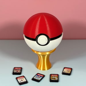 Pokeball Game Card Holder | Switch Game Cartridge Holder | Game Cartridge Case